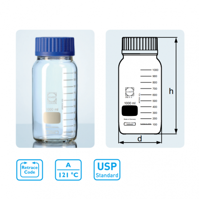 DURAN GLS 80® 广口玻璃瓶
